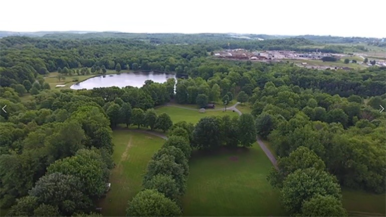 Aerial Photo of Cooper's Lake